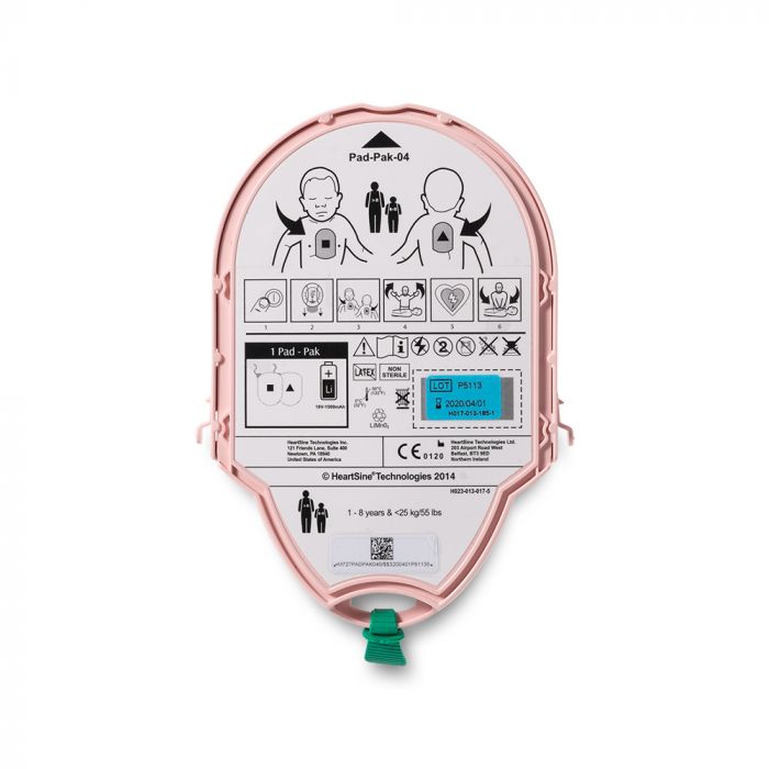 Samaritan Pediatric PAD pak kinderelektroden en batterij