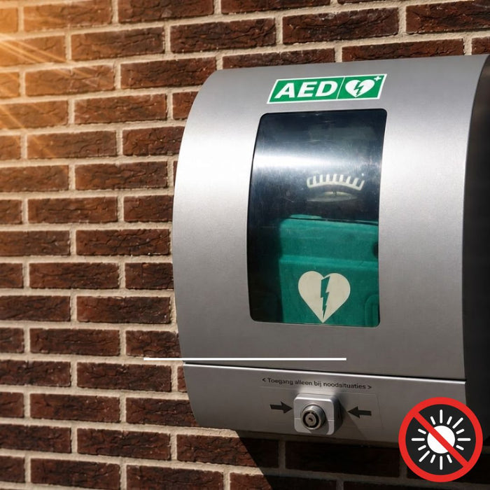 AED in de zon: waarom hitte een risico is voor jouw AED (en wat je eraan doet)