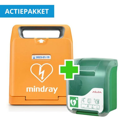 Mindray Beneheart C1A AED met AIVIA wandkast - AEDexpert.nl